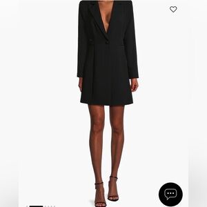 Chic little Black Long Sleeve Dress - blazer dress - liv foster